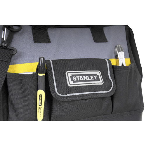 Сумка для інструменту Stanley Basic Open Mouth, жорстка конструкція, поліестер, 23х44.7x27.5см