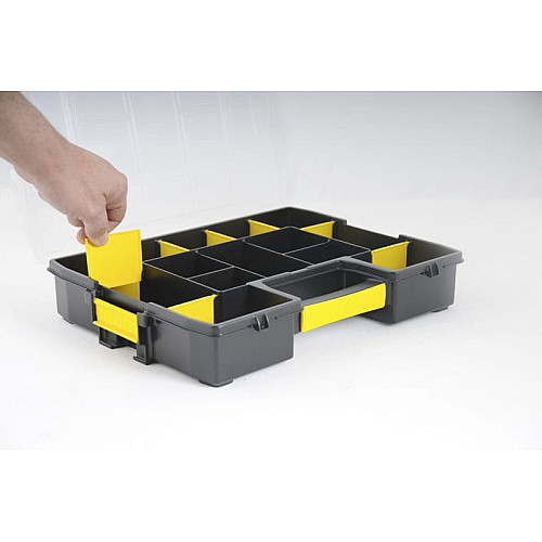 Органайзер Stanley Sort Master Junior, 14 відділень, регульовані перегородки, 6.7х37.5x29.2см, пластик