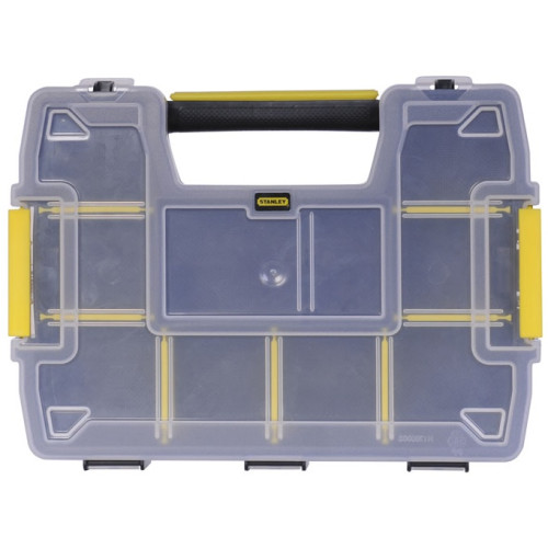 Органайзер Stanley Sort Master Light, 10 відділень, регульовані перегородки, 6.5х29.5x21.5см, пластик