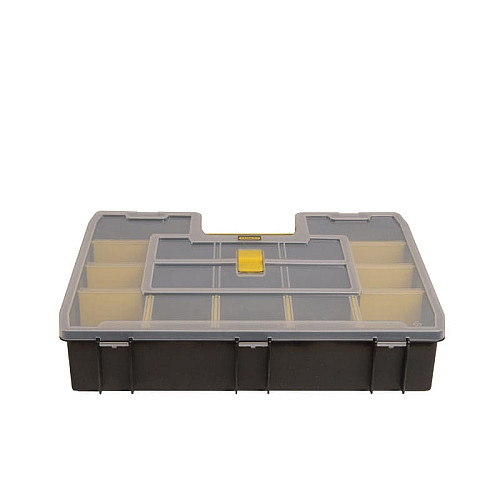 Органайзер Stanley Sort Master, 17 отделений, регулируемые перегородки, 9х43x33см, пластик