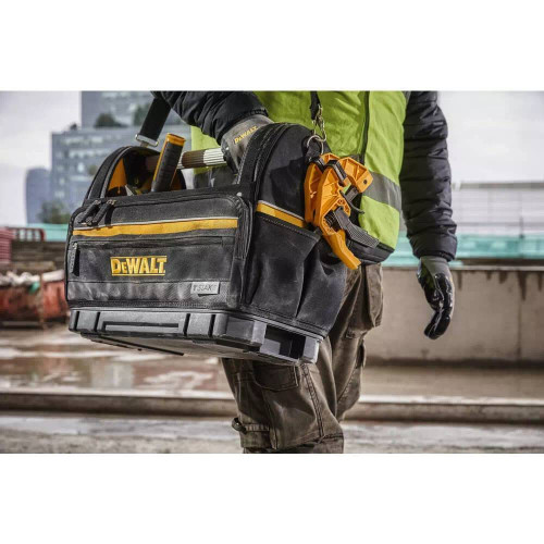 Сумка для інструменту DeWalt відкрита, жорстка конструкція, поліестер 1200D, 450x350x250мм