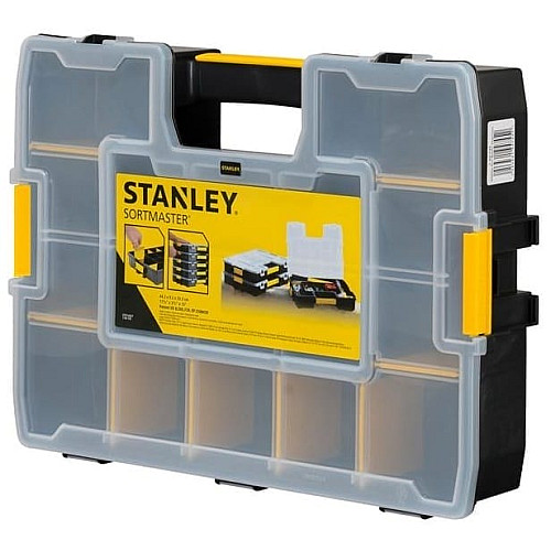 Органайзер Stanley Sort Master, 17 отделений, регулируемые перегородки, 9х43x33см, пластик