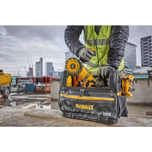 Сумка для інструменту DeWalt відкрита, жорстка конструкція, поліестер 1200D, 450x350x250мм