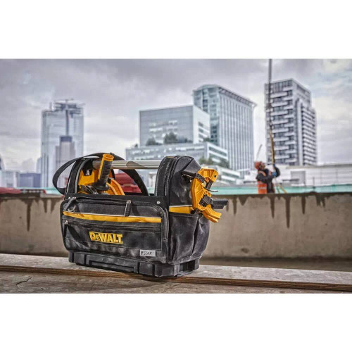 Сумка для інструменту DeWalt відкрита, жорстка конструкція, поліестер 1200D, 450x350x250мм