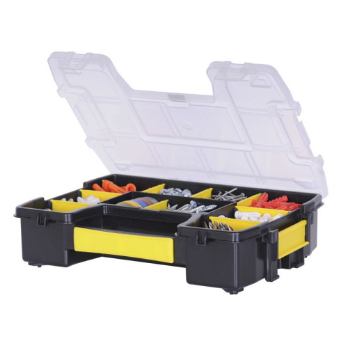 Органайзер Stanley Sort Master Light, 10 відділень, регульовані перегородки, 6.5х29.5x21.5см, пластик