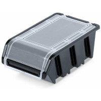 Контейнер для хранения с крышкой Kistenberg TRUCK PLUS, 15.5х10х7см, пластик, черный