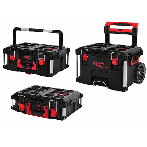 Модульная система для инструмента Milwaukee Packout, на колесиках, 3 ящика модуля, 47х56х100см
