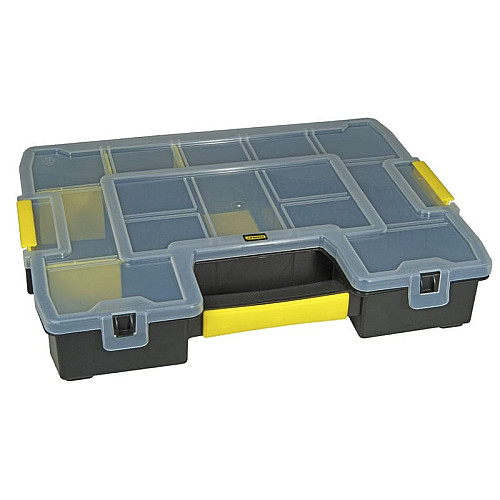 Органайзер Stanley Sort Master Junior, 14 відділень, регульовані перегородки, 6.7х37.5x29.2см, пластик