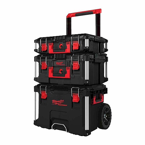 Модульная система для инструмента Milwaukee Packout, на колесиках, 3 ящика модуля, 47х56х100см