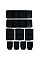 Набір пластикових перегородок для кейсу Einhell Plastic Compartments Set, 9шт