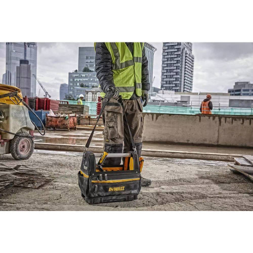 Сумка для інструменту DeWalt відкрита, жорстка конструкція, поліестер 1200D, 450x350x250мм