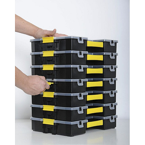 Органайзер Stanley Sort Master Junior, 14 відділень, регульовані перегородки, 6.7х37.5x29.2см, пластик