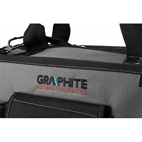 Сумка для инструмента GRAPHITE Energy+, Medium, 18.5л, жесткая конструкция, водостойкая, полиэстер, 25х42х22.5см, совместимая с 58G093