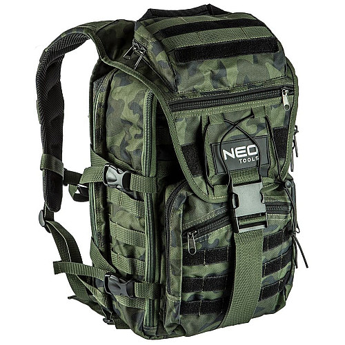 Рюкзак Neo Tools Camo, 30л, поліестер 600D, посилений, камуфляж