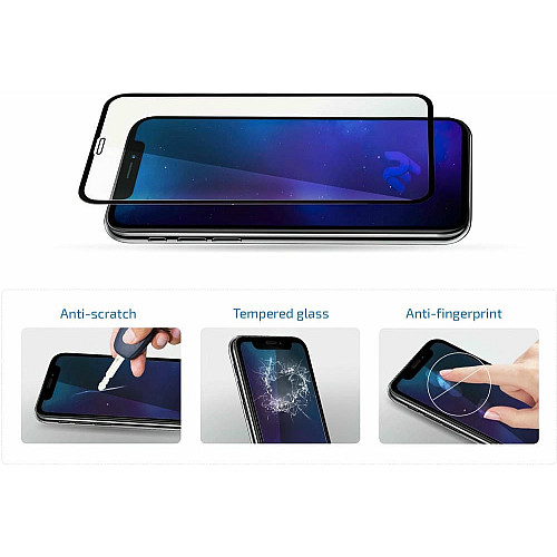 Защитное стекло 2E для Samsung Galaxy A25 5G (A256), 2.5D FCFG, (1 Pack), черная рамка