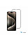 Захисне скло 2E для iPhone 15 Pro, 2.5D FCFG, (1 Pack), чорна рамка