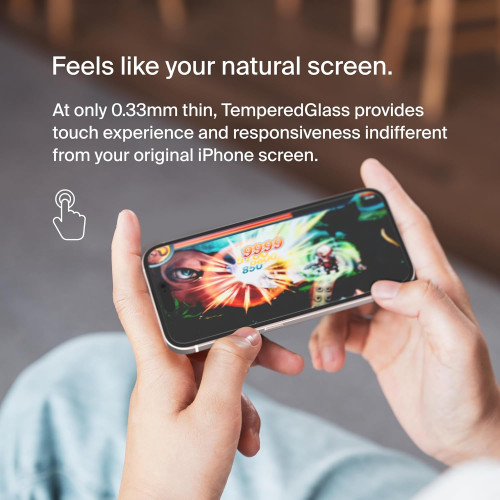 Захисне скло Belkin для iPhone 16 Plus/15 Plus/14 Pro Max TemperedGlass (1 Pack)