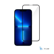 Захисне скло 2E для iPhone 13-13Pro, 2.5D FCFG, (1 Pack), чорна рамка