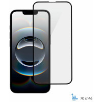 Захисне скло 2E для Apple iPhone 16e(6.1), 2.5D FCFG, (1 Pack), чорна рамка