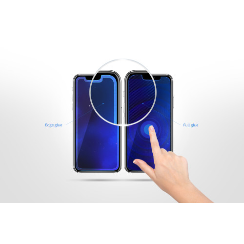 Захисне скло 2E для iPhone 17 Pro(6.3), 2.5D FCFG, (1 Pack), чорна рамка