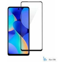 Захисне скло 2E для TECNO Spark 10 Pro (KI7), 2.5D FCFG, (1 Pack), чорна рамка