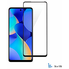 Захисне скло 2E для TECNO Spark 10 Pro (KI7), 2.5D FCFG, (1 Pack), чорна рамка