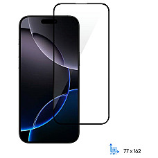 Захисне скло 2E для Apple iPhone 16 Pro Max(6.9), 2.5D FCFG, (1 Pack), чорна рамка