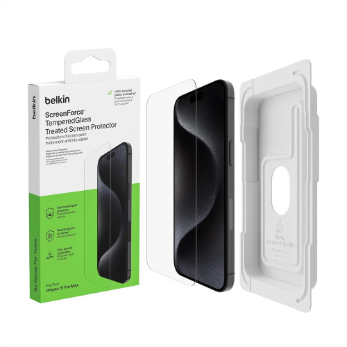 Захисне скло Belkin для iPhone 15 Pro Max TemperedGlass AM (1 Pack)