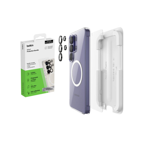 Набір захисту Belkin 3в1 для Samsung Galaxy S26 Ultra (скло, чохол, захист камери) (1 Pack)