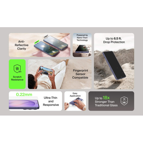 Захисне скло Belkin для Samsung Galaxy S26 Ultra Titan SmartShield (1 Pack)