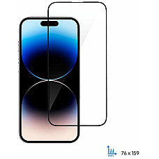 Захисне скло 2E для iPhone 14 Pro Max, 2.5D FCFG, (1 Pack), чорна рамка
