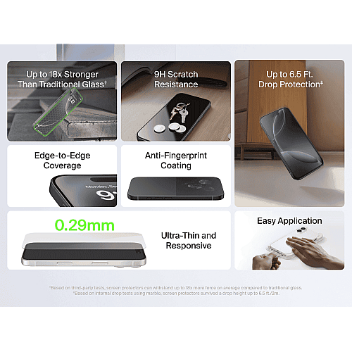 Захисне скло Belkin для iPhone Air, Screen Protector (1 Pack)