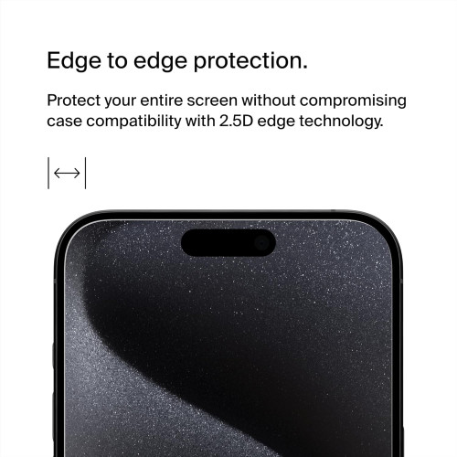 Захисне скло Belkin для iPhone 15 Pro Max TemperedGlass AM (1 Pack)