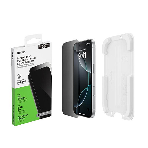 Захисне скло Belkin для iPhone 17 Pro Max, Privacy Screen Protector (1 Pack)