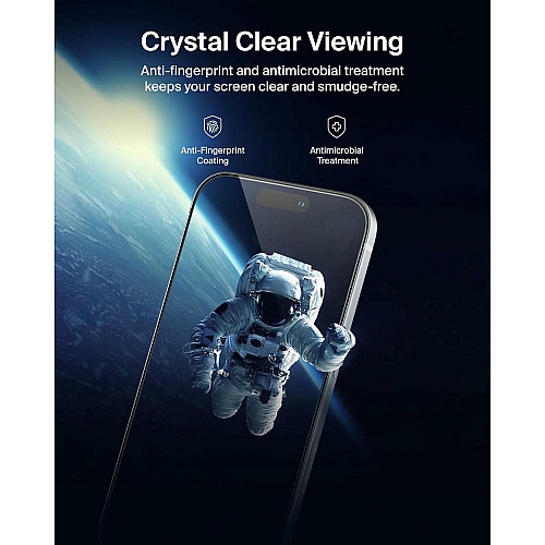 Захисне скло Belkin для iPhone 17 Pro, Privacy TemperedGlass (1 Pack)