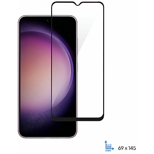 Захисне скло 2E для TECNO Spark 9 pro (KH7n), 2.5D FCFG, (1 Pack), чорна рамка