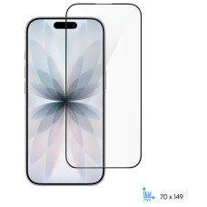 Захисне скло 2E для iPhone 17(6.3), 2.5D FCFG, (1 Pack), чорна рамка