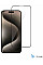 Захисне скло 2E для iPhone 15 Pro, 2.5D FCFG, (1 Pack), чорна рамка