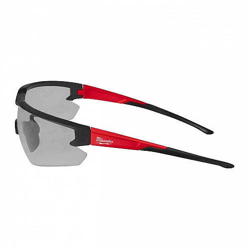 Очки защитные Milwaukee, противооскольчатые, линзы-серые, поликарбонат