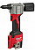 Заклепочник аккумуляторный Milwaukee M12 BPRT-201X 12В АКБ 1x2А·час ЗП C12C 2.4мм 3.2мм 4.0мм 4.8мм 2.1кг кейс