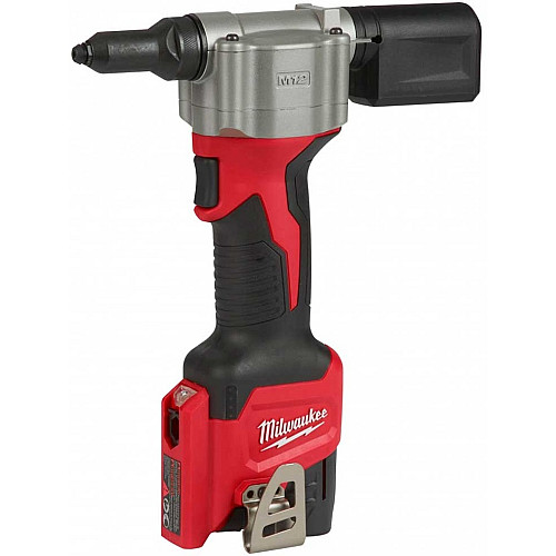 Заклепочник аккумуляторный Milwaukee M12 BPRT-201X 12В АКБ 1x2А·час ЗП C12C 2.4мм 3.2мм 4.0мм 4.8мм 2.1кг кейс