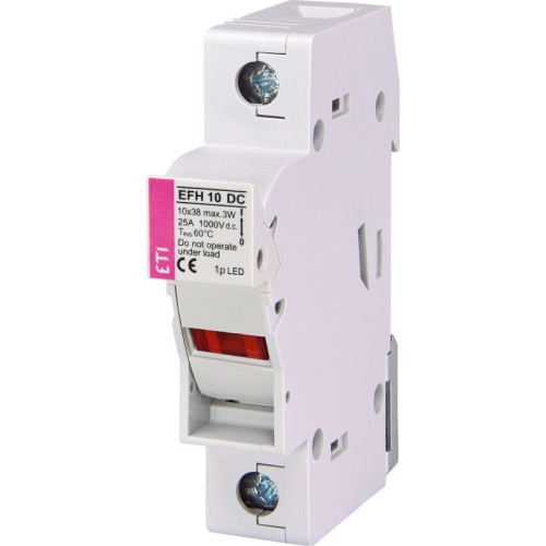 Тримач запобіжника ETI, EFH 10 1P-LED 25A 1000V DC