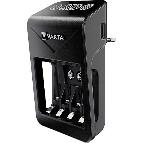 Зарядний пристрій Varta Lcd Plug Charger 4хNI MH AA2600 мА•год