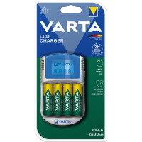 Зарядное устройство Varta LCD Charger 4хNI MH AA2600 мАч