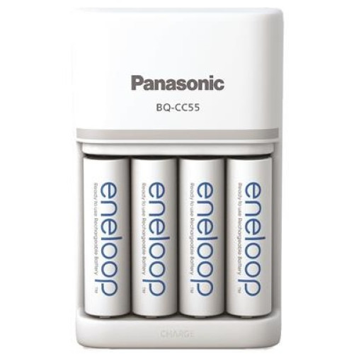Зарядний пристрій Smart-Quick  Charger + Акумулятор Eneloop NI-MH  AA 2000 мАг, 4 шт.