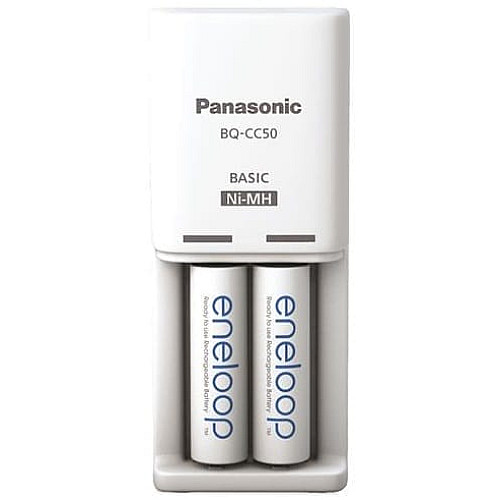 Зарядний пристрій Compact Charger+  Акумулятор Eneloop NI-MH  AA 2000 мАг, 2 шт.