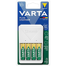 Зарядний пристрій Varta Plug Charger 4хNI MH AA2100 мА•год