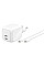 Зарядное устройство сетевое Belkin 67Вт 2хUSB-С GAN PD PPS, кабель USB-С > USB-C, 2м, белый
