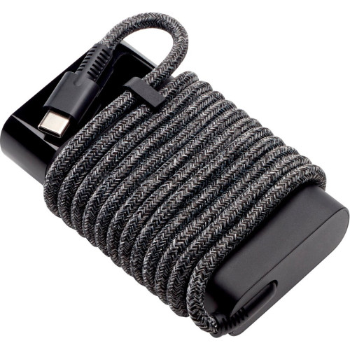 Зарядний пристрій мережевий HP 65W USB-C, кабель USB-C, 1м, чорний