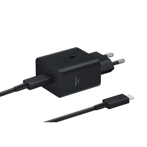 Зарядний пристрій мережевий Samsung 45Вт USB-С PD PPS, чорний